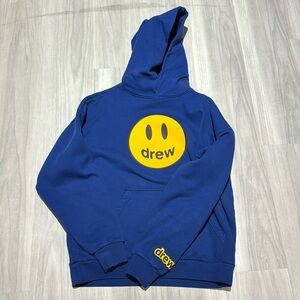 Cobalt blue drew hoodie